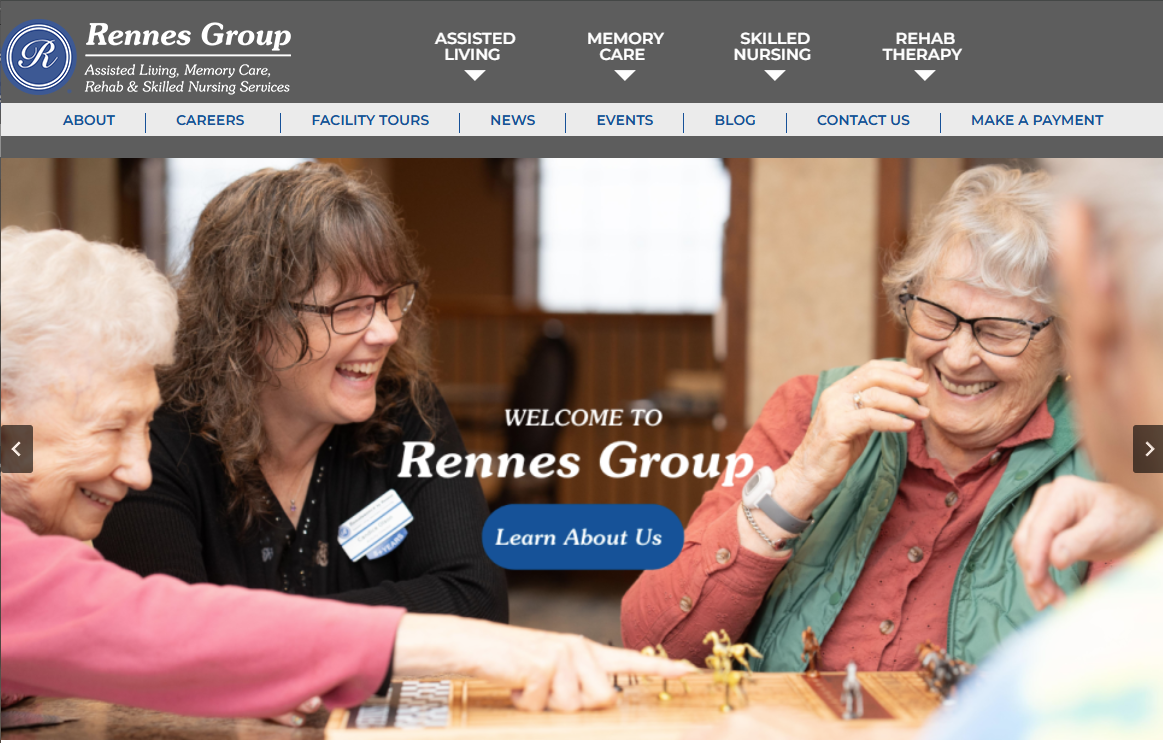 Rennes Group Assisted Living Website